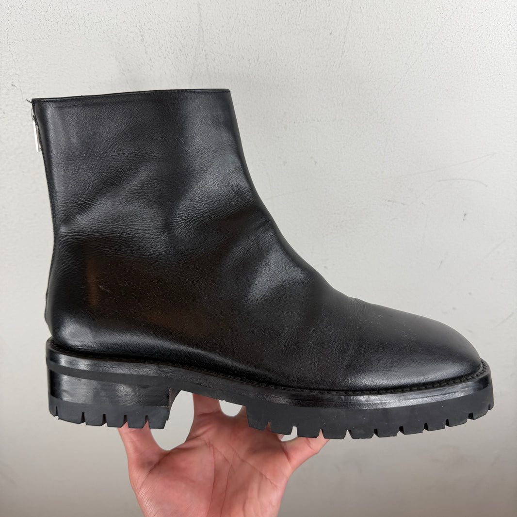 Ann Demeulemeester Back Zip Leather Boots