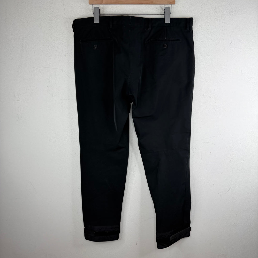 Prada Poly Blend Black Trousers