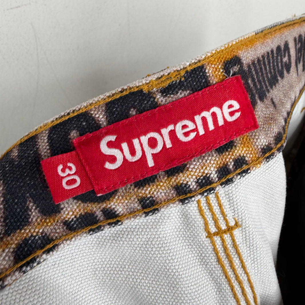 Supreme Dash Snow Newspaper Double Knee Pants