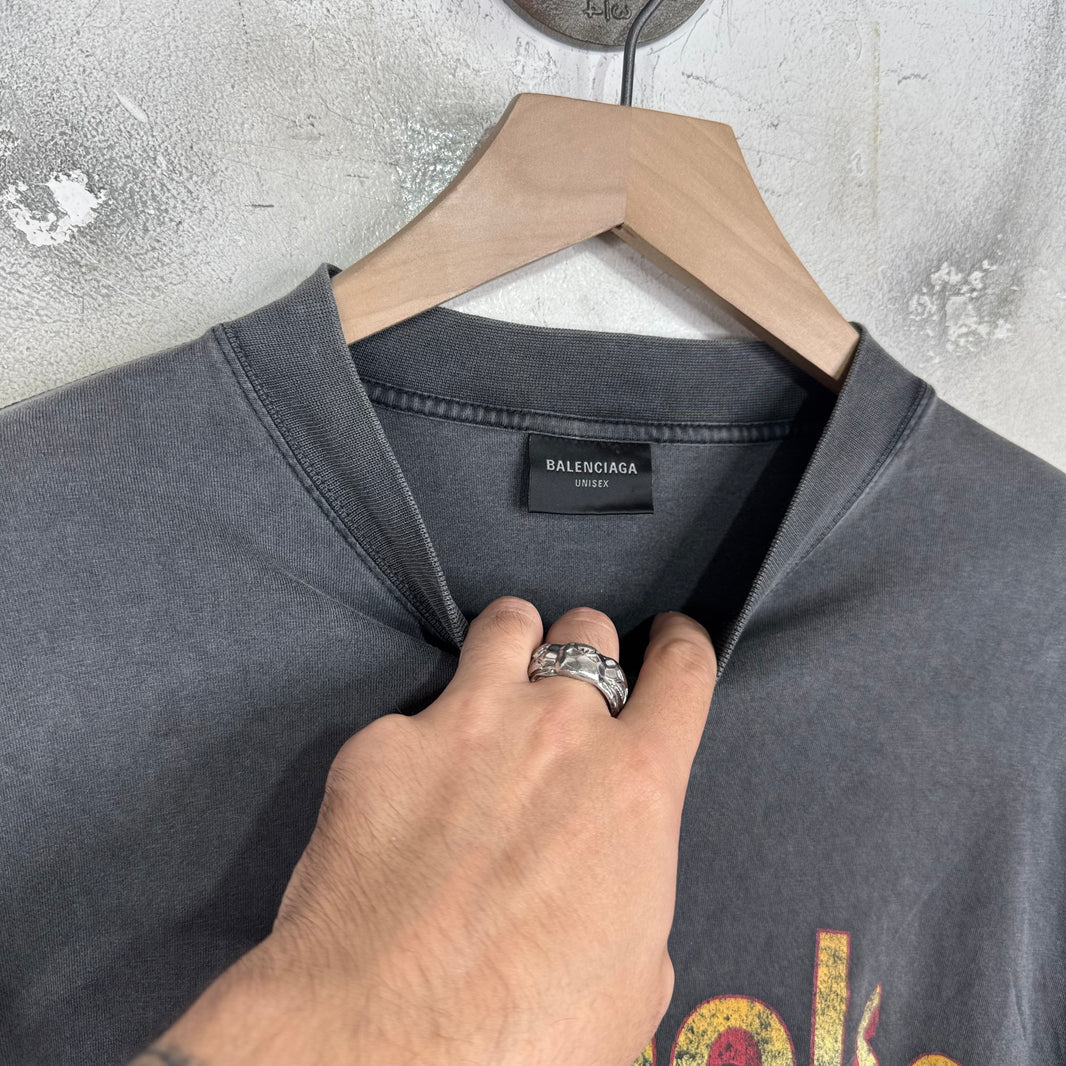 Balenciaga Georgian City Faded L/S T-Shirt