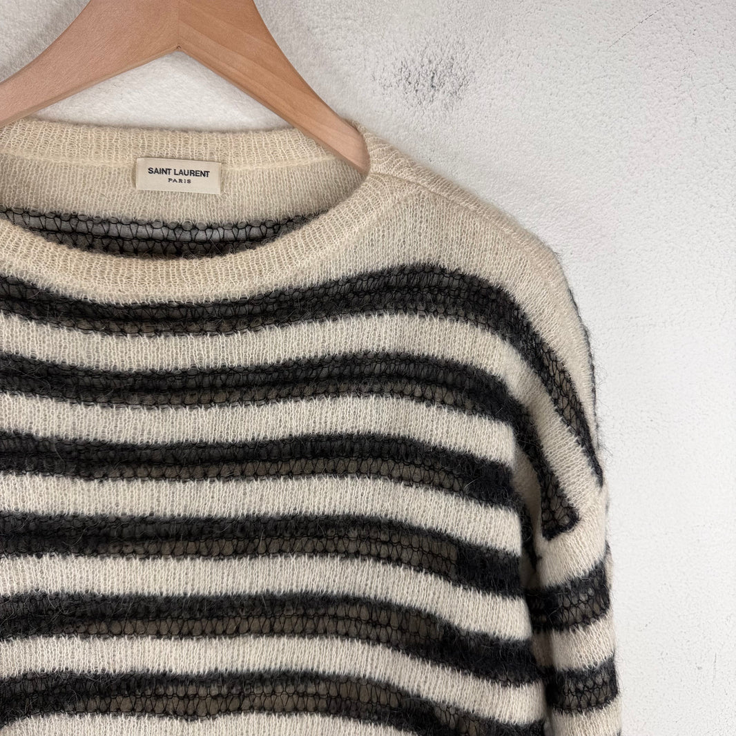 Saint Laurent Striped Knit Sweater