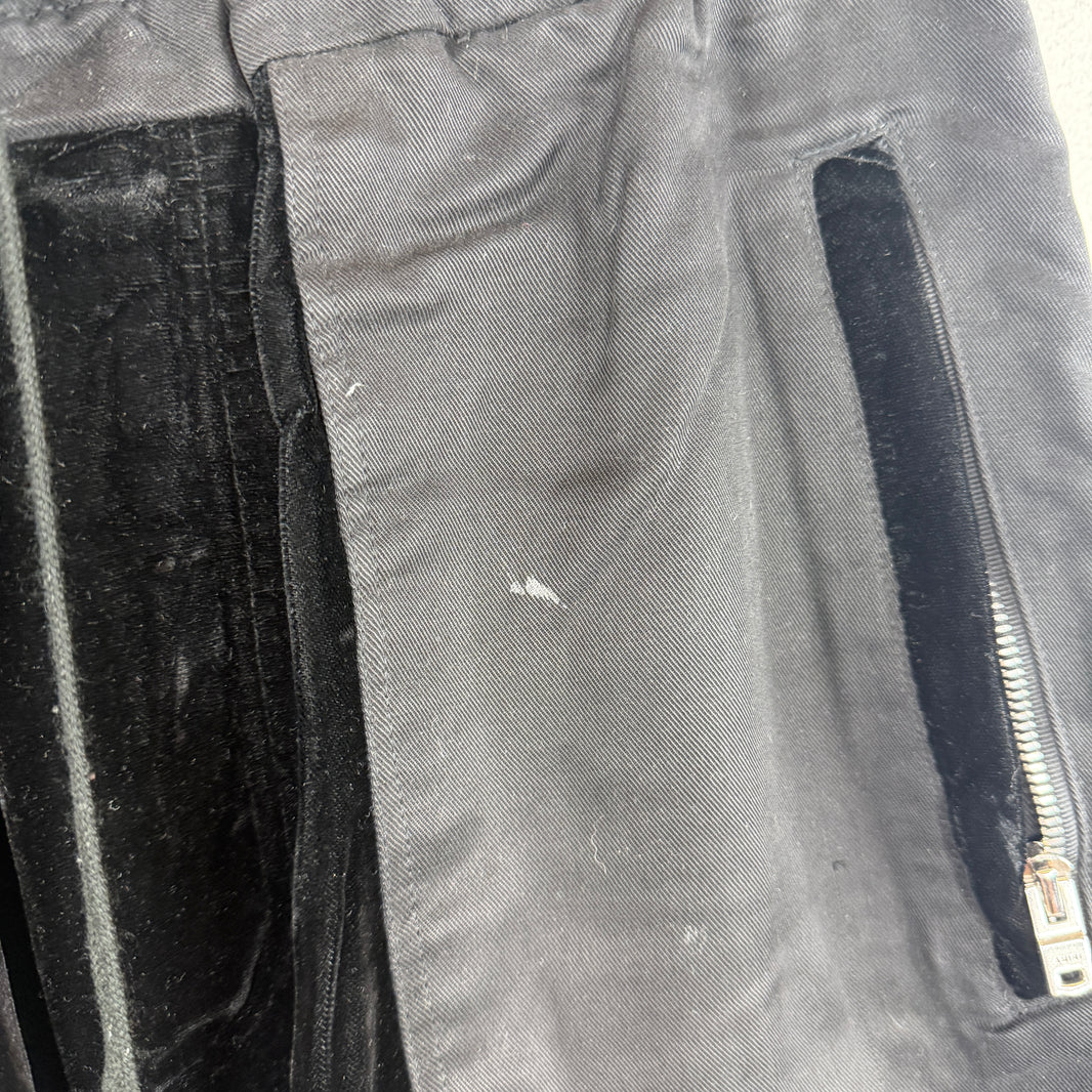 Amiri Black Velvet Pants