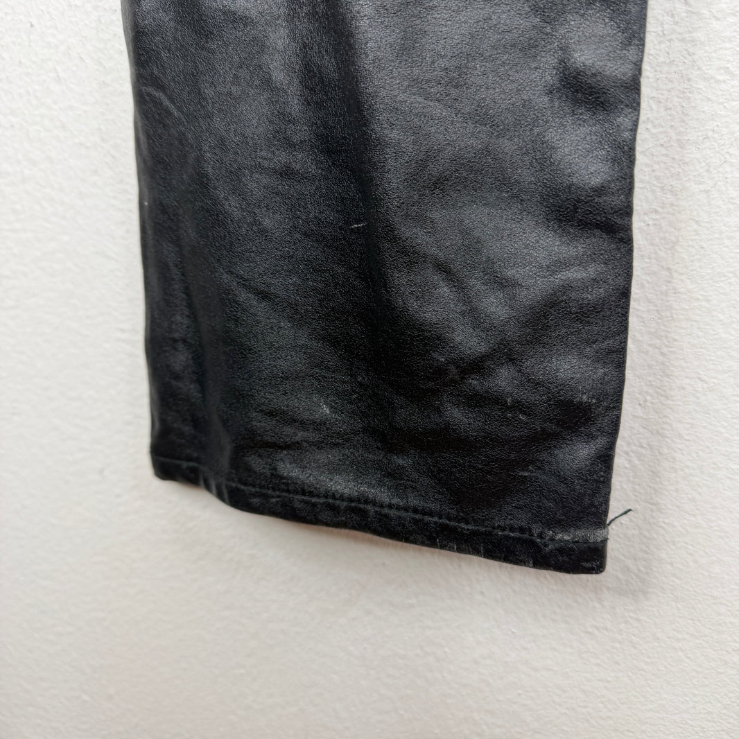 Saint Laurent Coated Black D01 Jeans