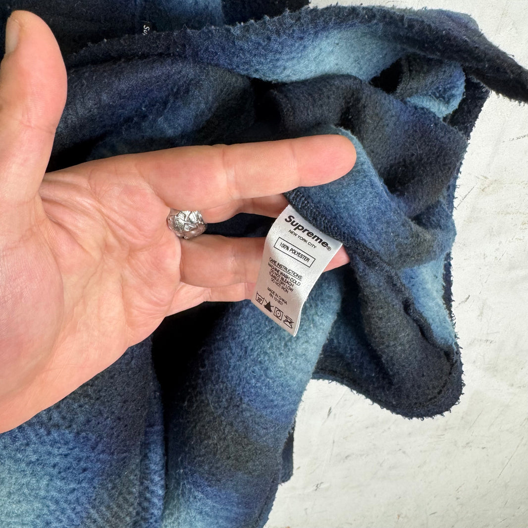 Supreme Navy Shadow Plaid Flannel