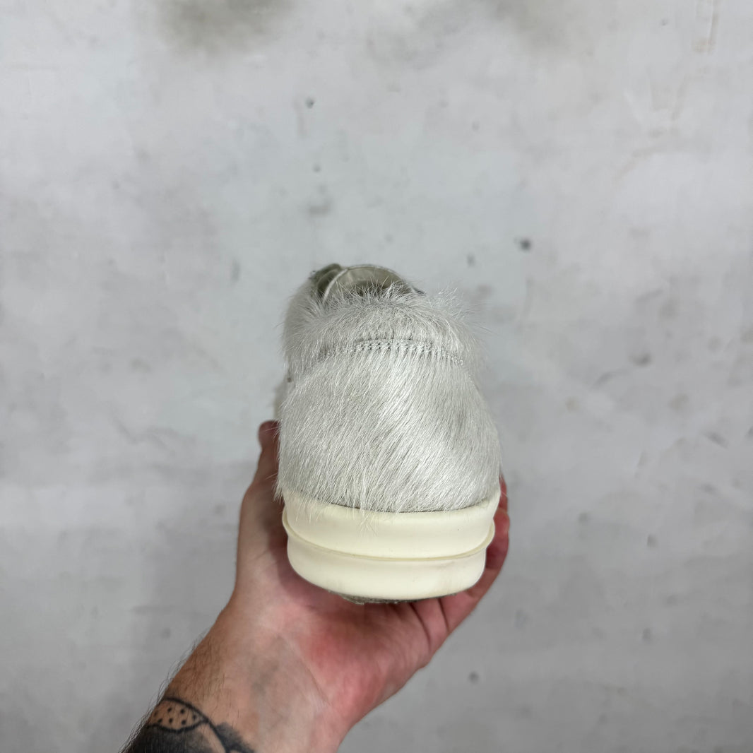 Rick Owens Ponyhair Cream Vans