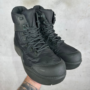 Bottega Veneta Charcoal Bomber Puddle Boots