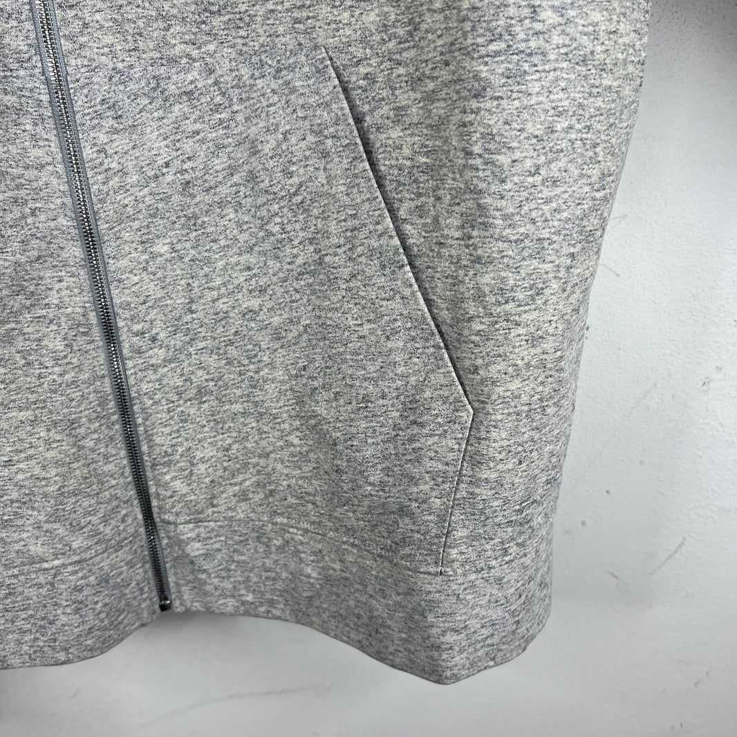 Bottega Veneta Printed Leather Zip Up Hoodie