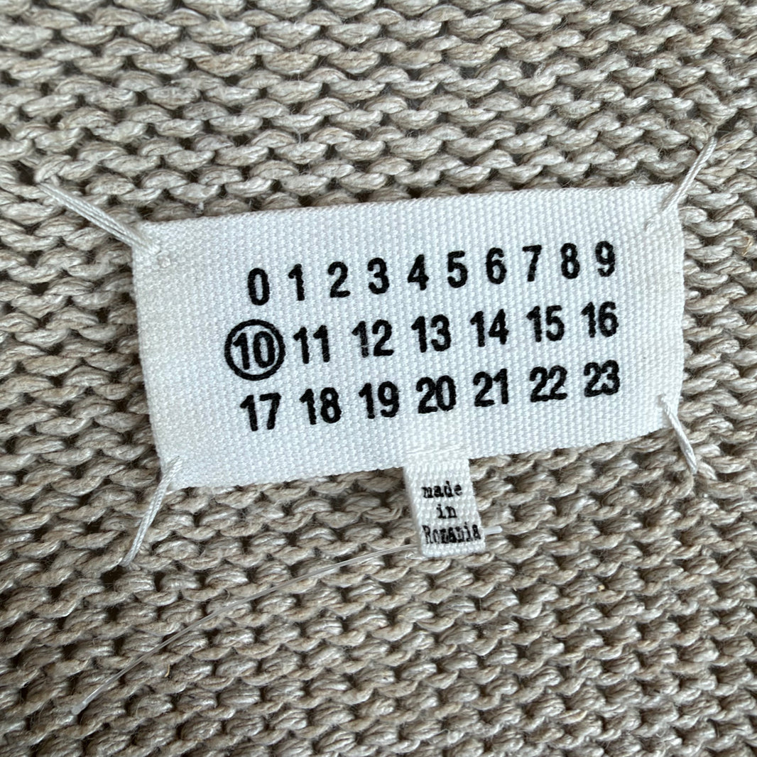 Margiela Oversized Tan Cardigan