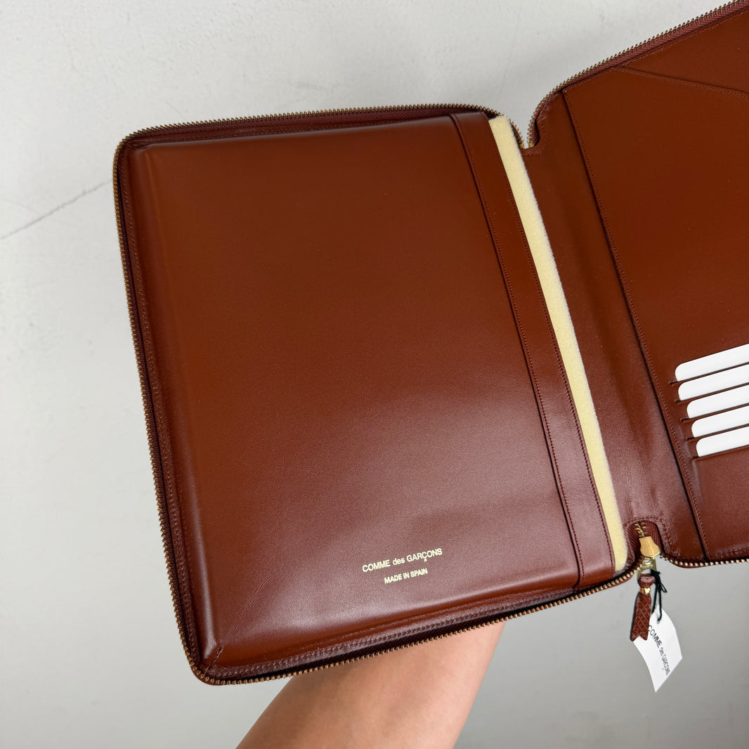 CDG Brown Clutch Bag