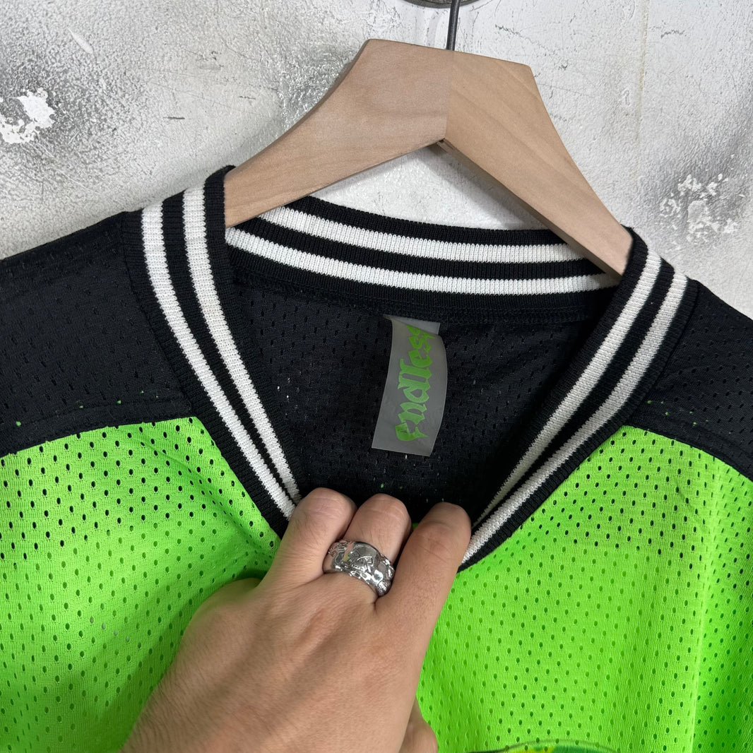 Endless Denim Mesh Hockey Jersey
