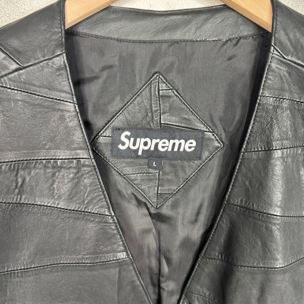 Supreme Patchwork Leather Vest