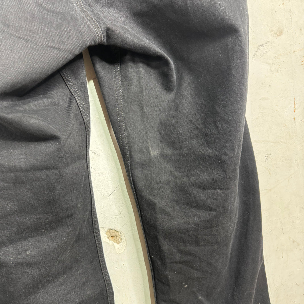 Lemaire Wide Leg Black Jeans