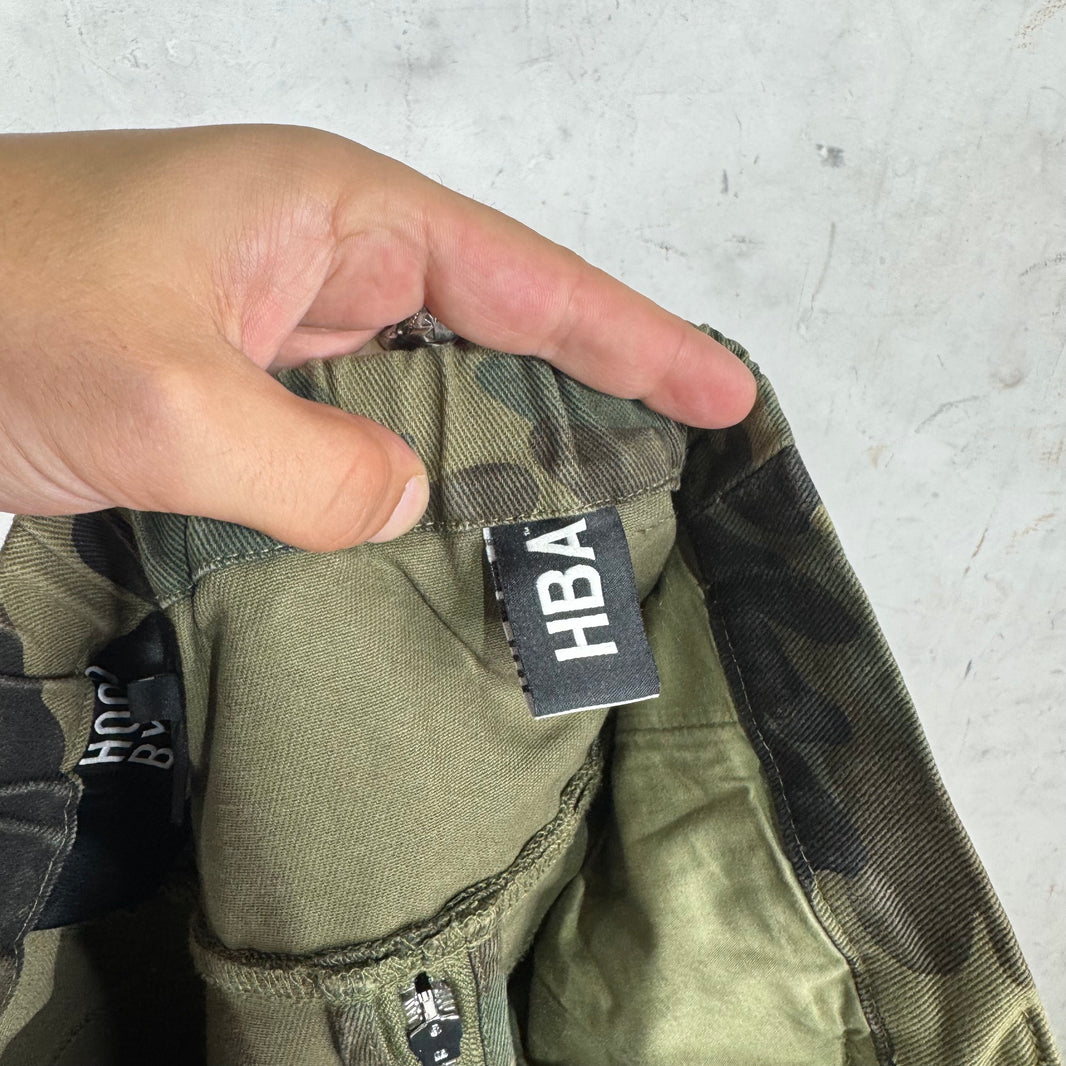 Hood By Air Layered Camo Zip Shorts