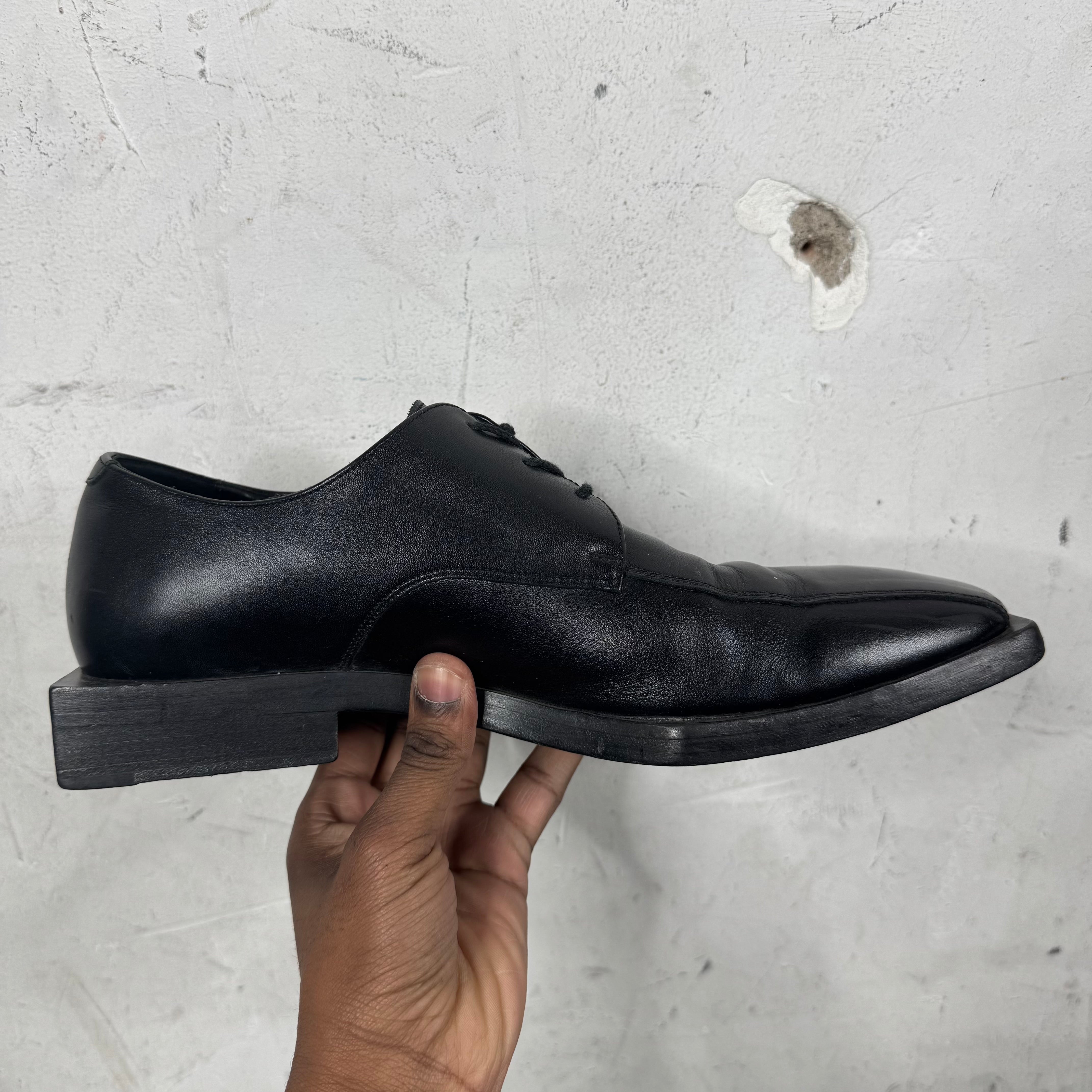 Balenciaga AW 19 Square Leather Derby's – www.Lukes.store
