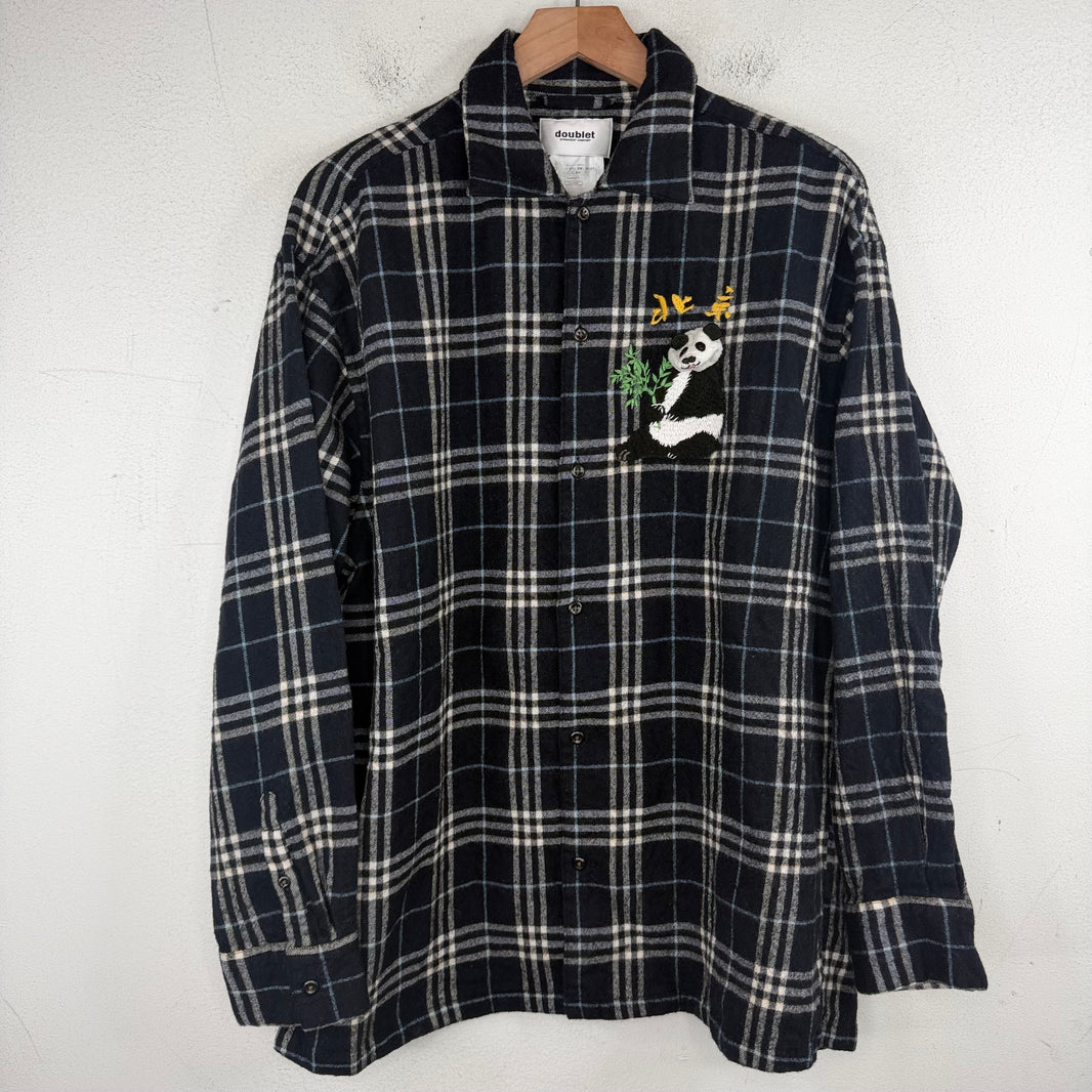 Doublet Panda Flannel Shirt