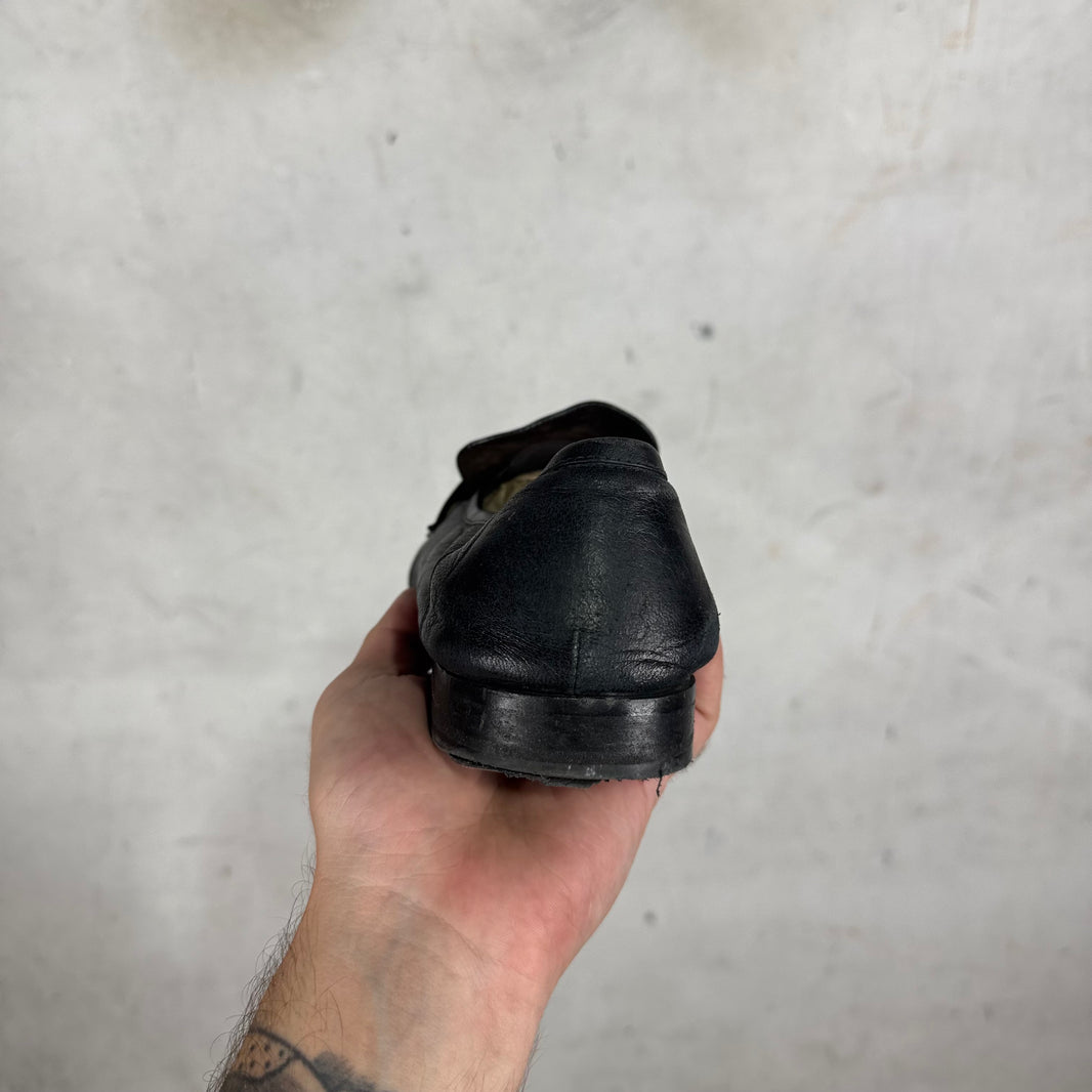The Row Scrunched Leather Loafers