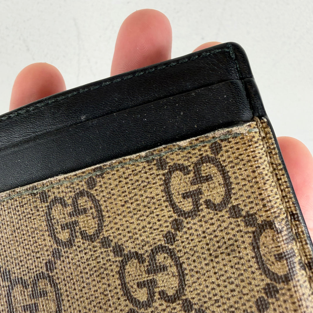 Gucci Smoked Tiger Monogram Card Holder