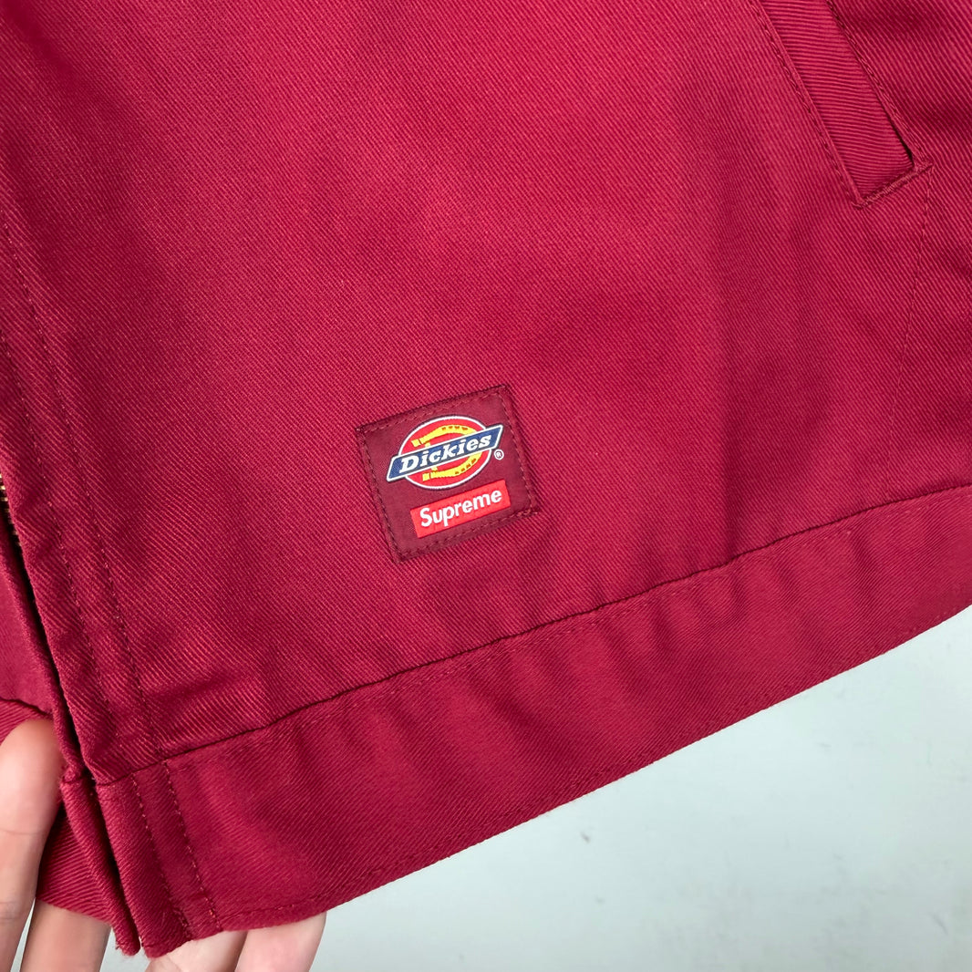 Supreme Dickies Red Striped Jacket