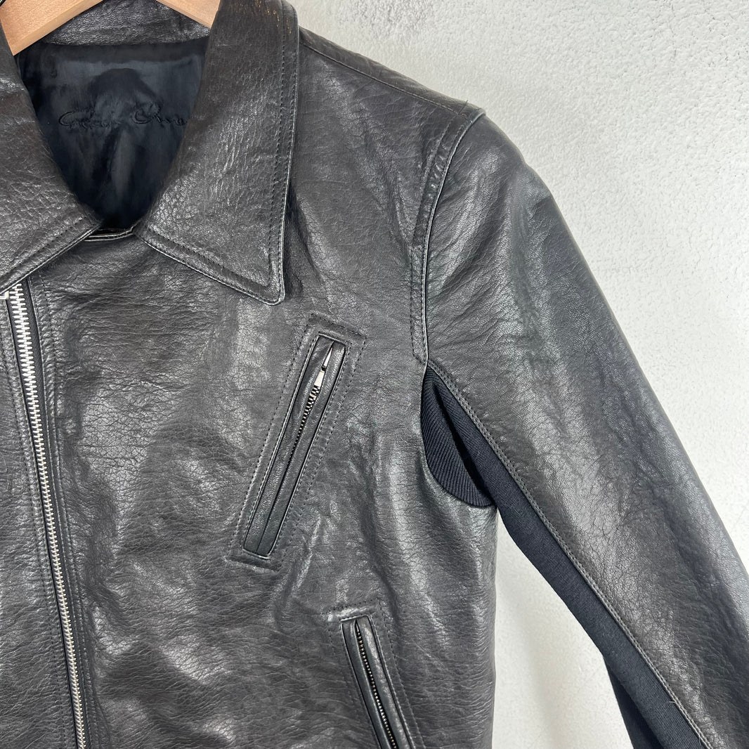 Rick Owens Stooges Lambskin Leather Jacket
