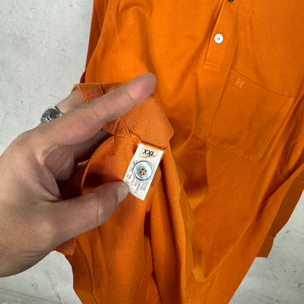 Hermes Orange H Logo Rugby