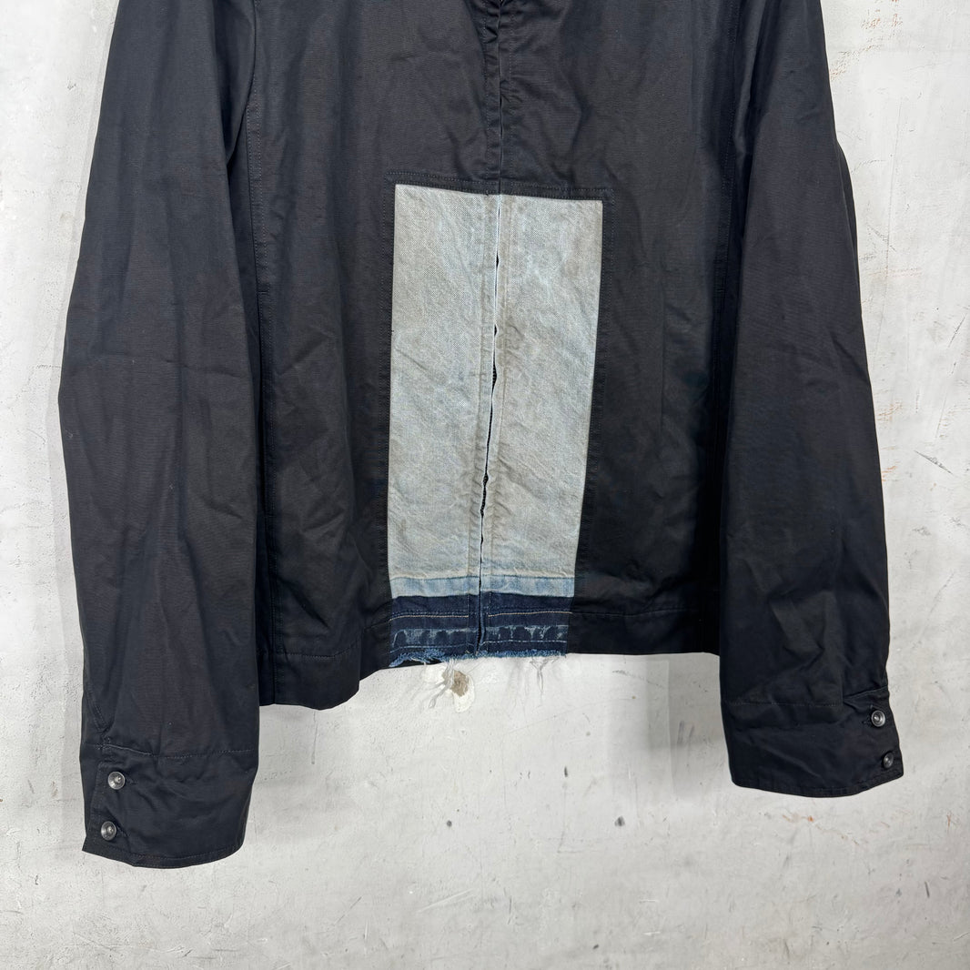 DRKSHDW Waxed Denim Patch Jacket
