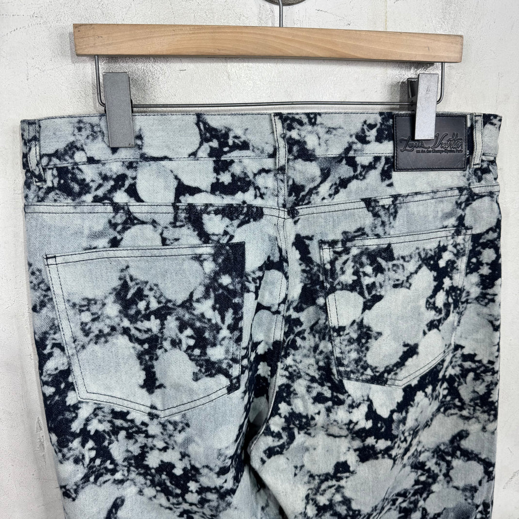 Louis Vuitton Dorothy Bleached Jeans