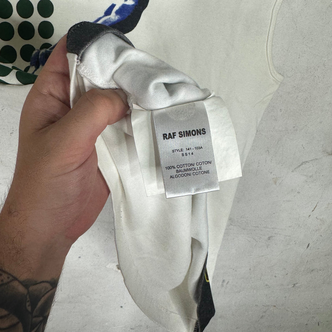 Raf Simons SS14 Printed S/S Top