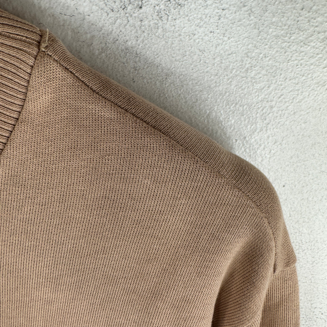 Givenchy Leather/Faux Fur Patch Sweater