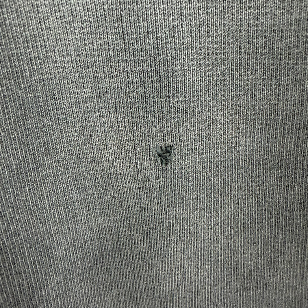 Acne Studios Plain Cropped Charcoal Gray Hoodie