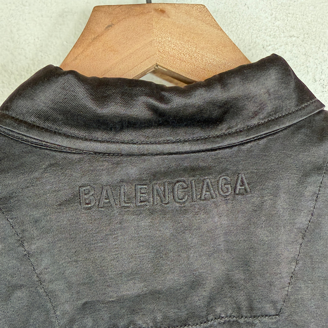 Balenciaga Oversized Satin Shirt