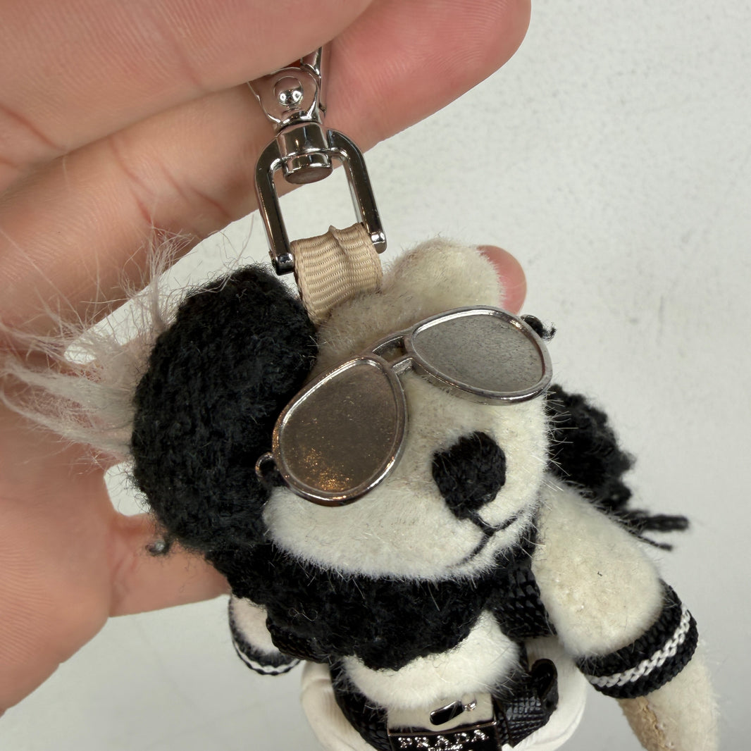 Prada Skier Bear Keychain