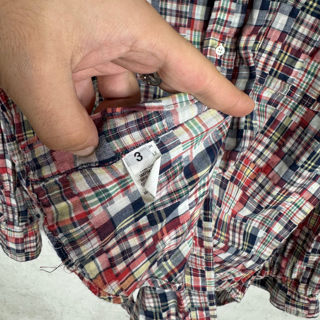 Thom Browne Madras LS Button Up