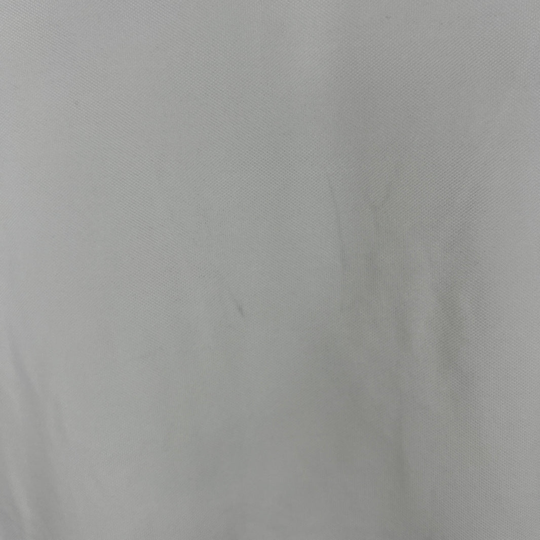 Prada White Zip Up Polo T-Shirt
