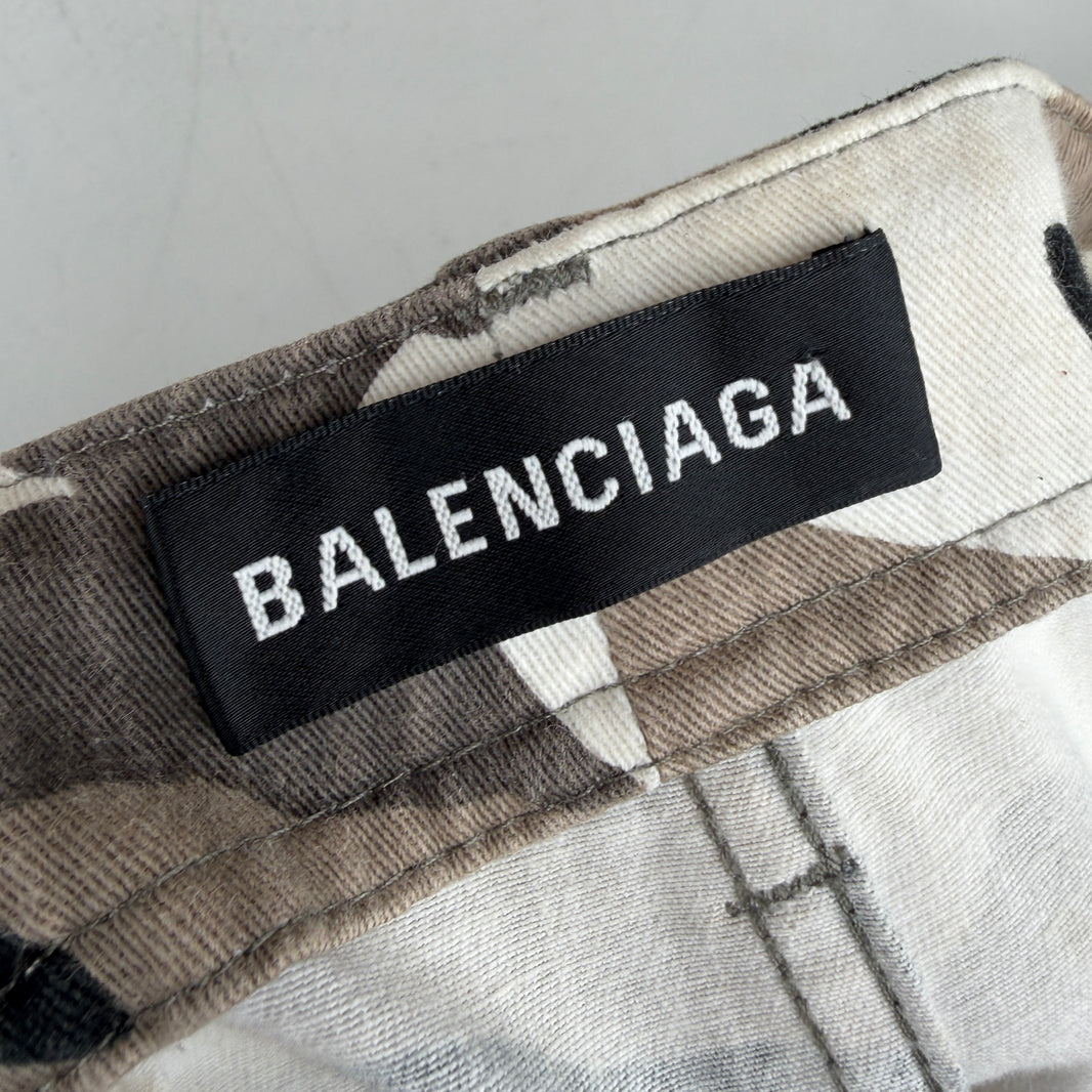 Balenciaga Snow Camo Cargo Pants