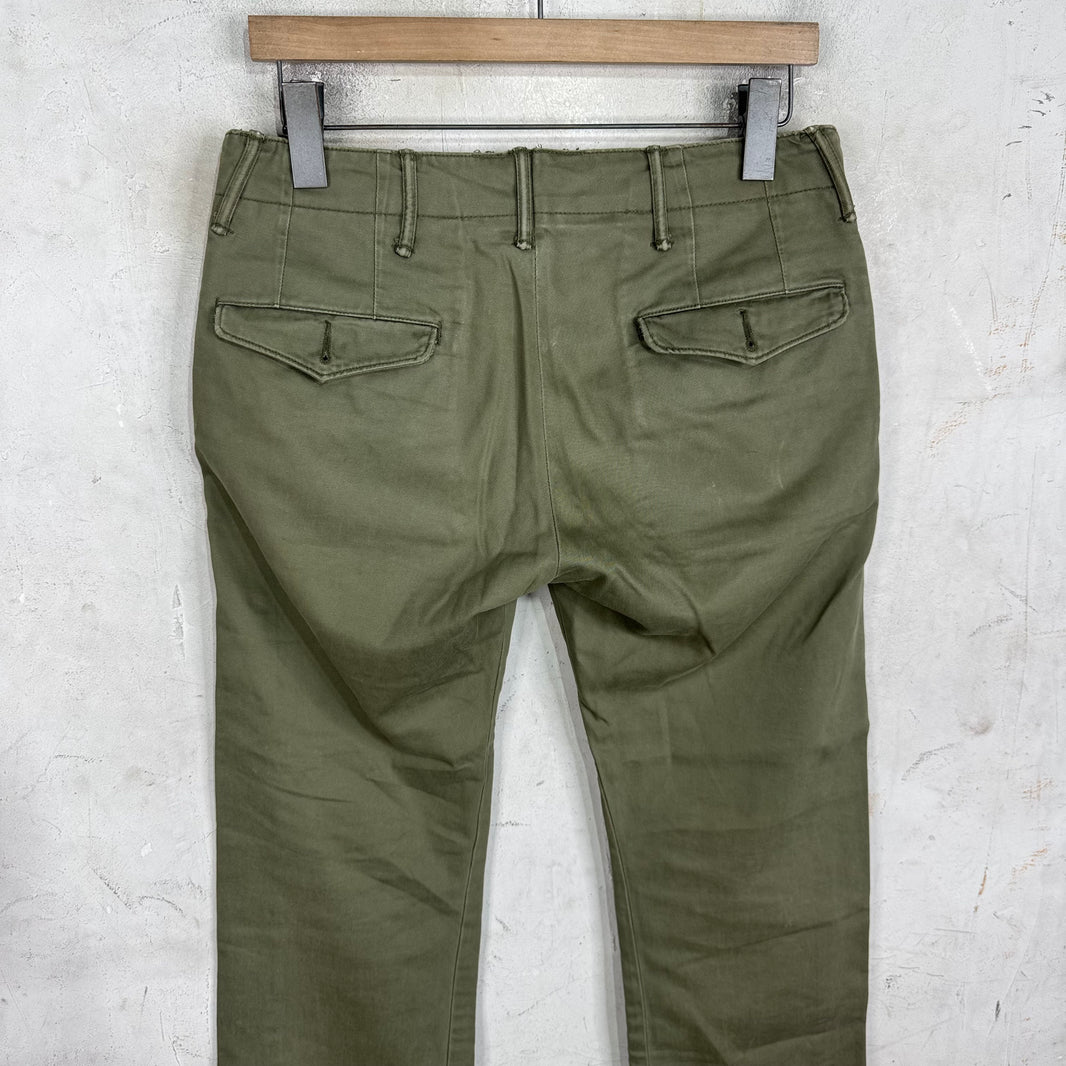 RRL Olive Fatigue Chinos