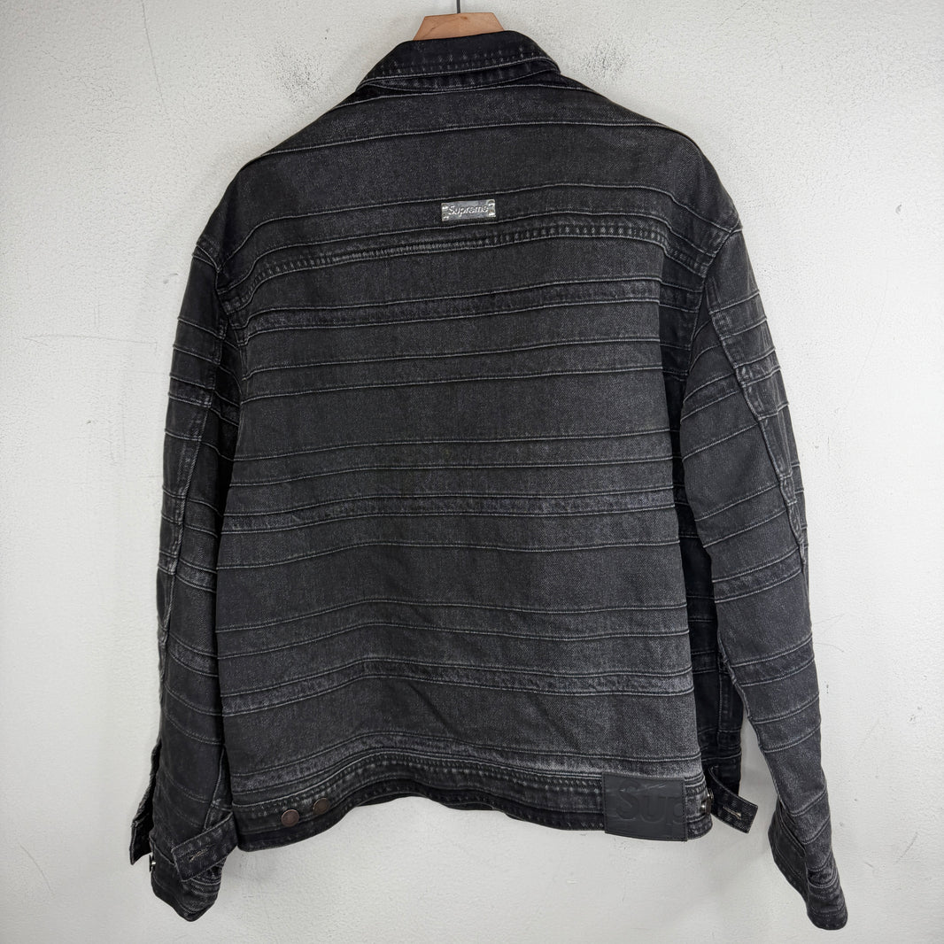 Supreme Black Layered Denim Jacket