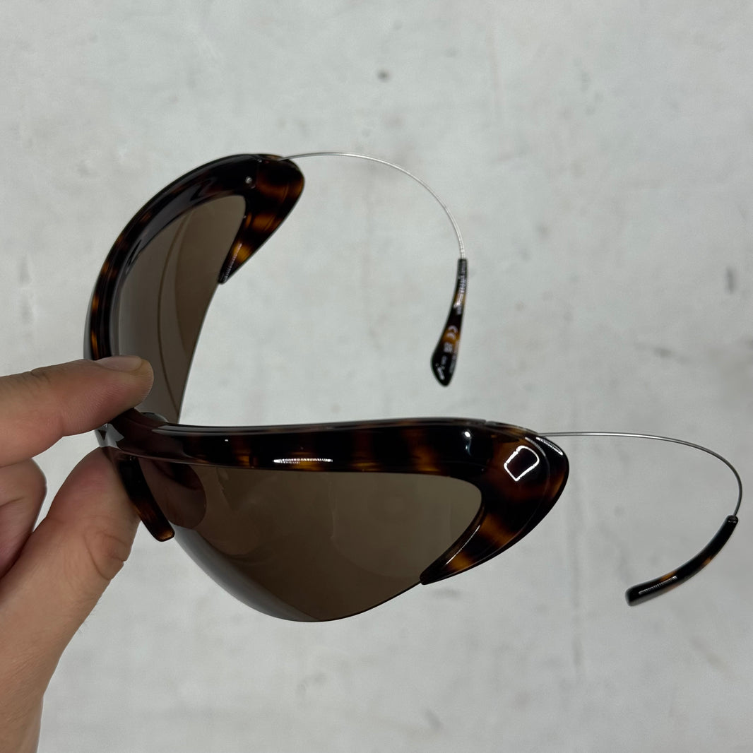 Balenciaga Tortoise Wire Sunglasses