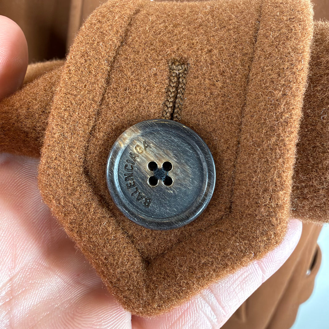 Balenciaga Wool Trench Coat