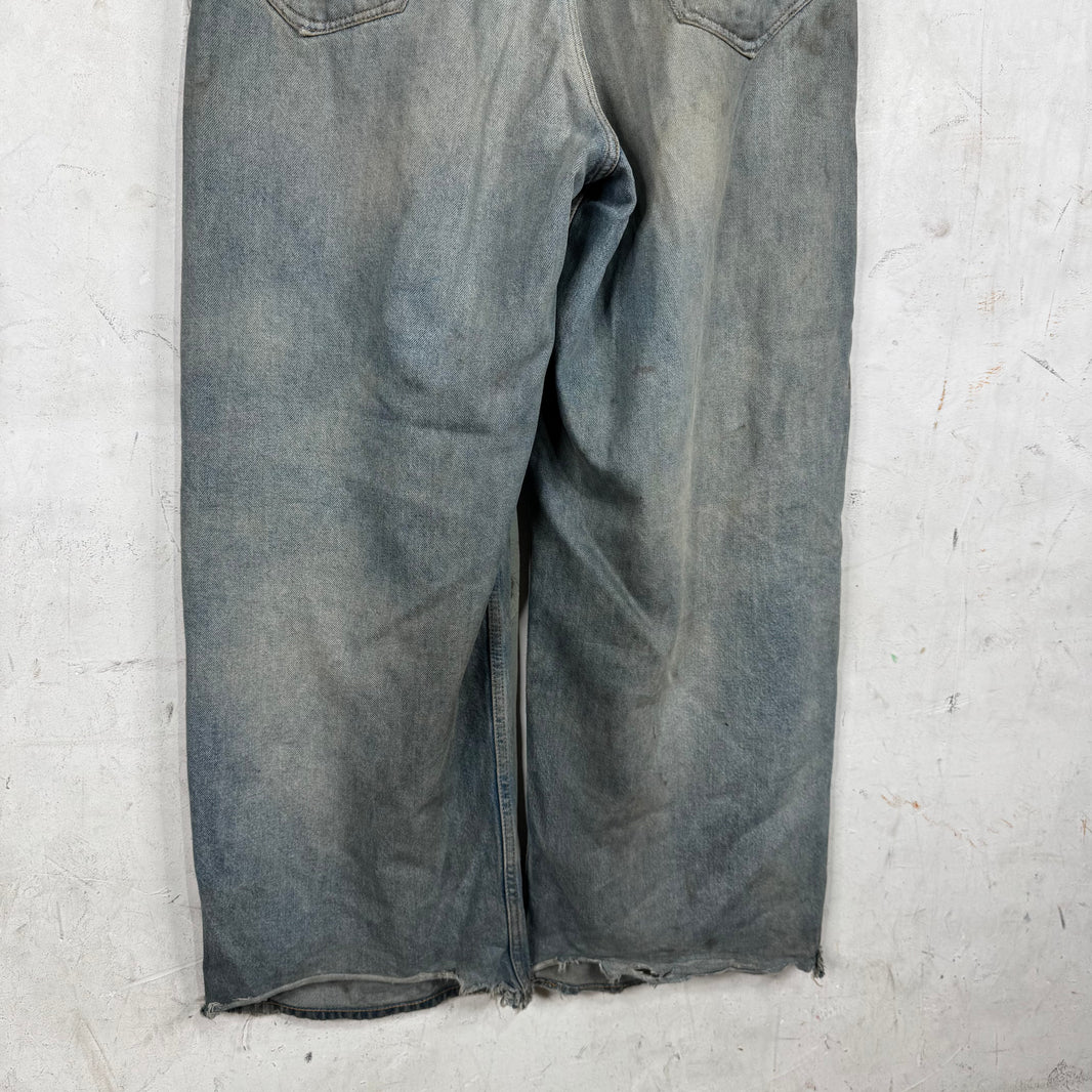 Acne Studios Penicillin Distressed Baggy Jeans