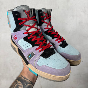 Louis Vuitton Purple Suede 508 Trainer Highs