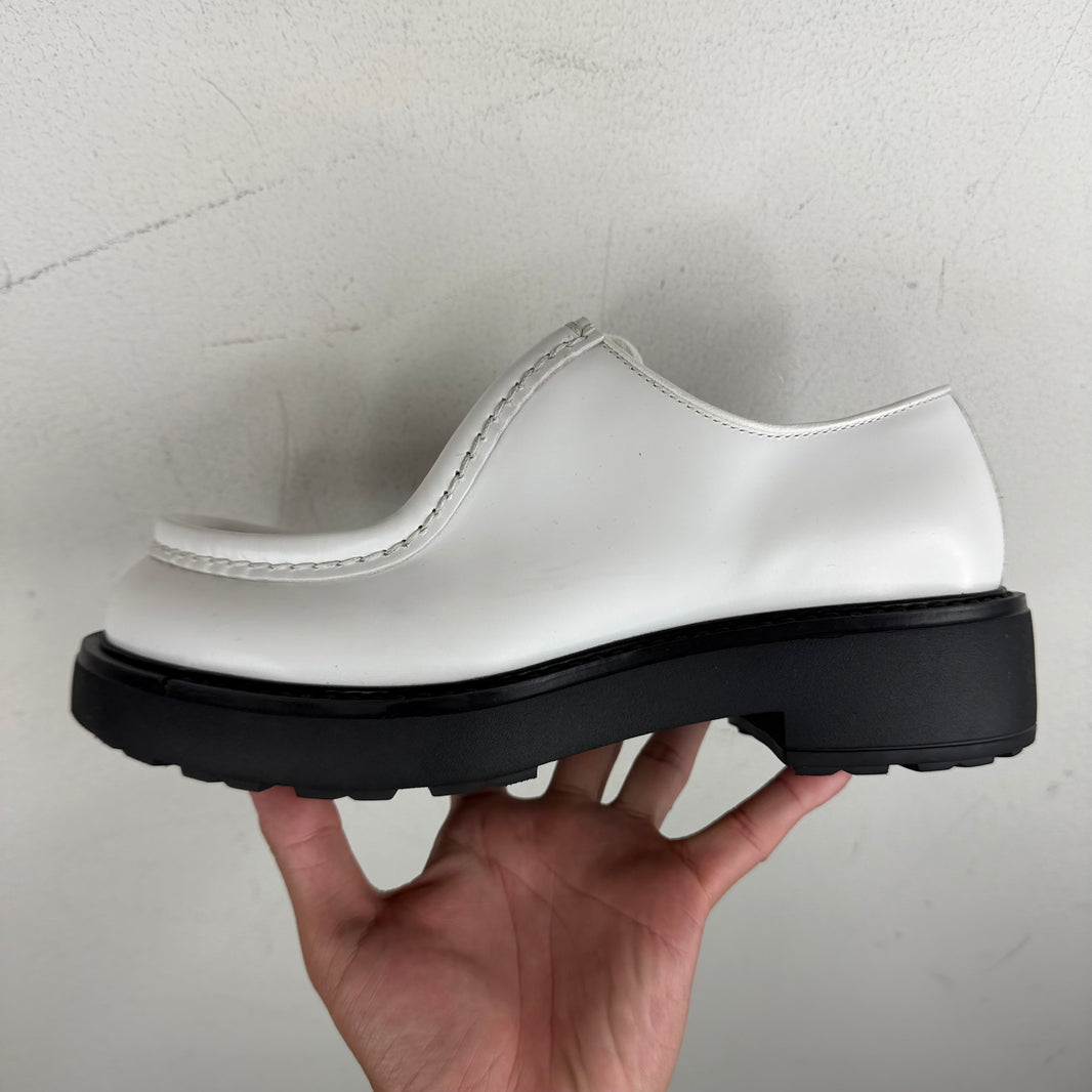 Prada White Diapason Derby