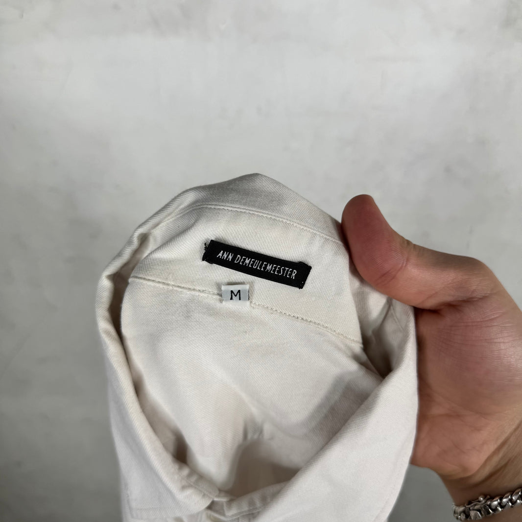 Ann Demeulemeester Beige Military Style Shirt
