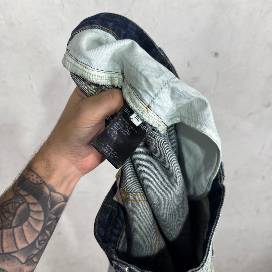 Balenciaga Split Wash Baggy Shorts