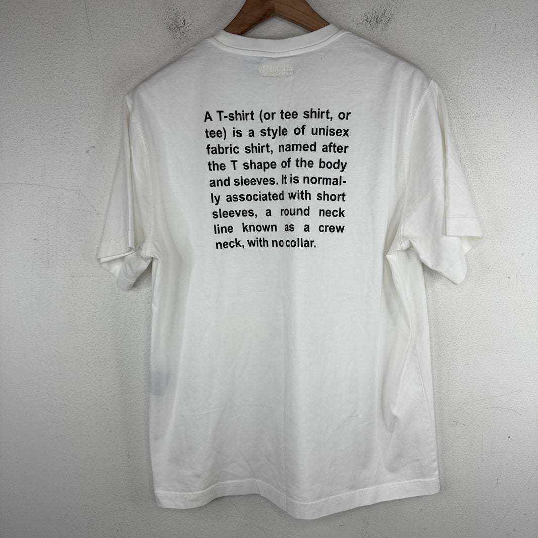 Vetements T-Shirt T-Shirt