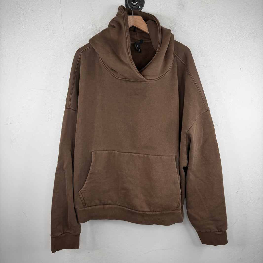 Entire Studios Brown Cropped Hoodie