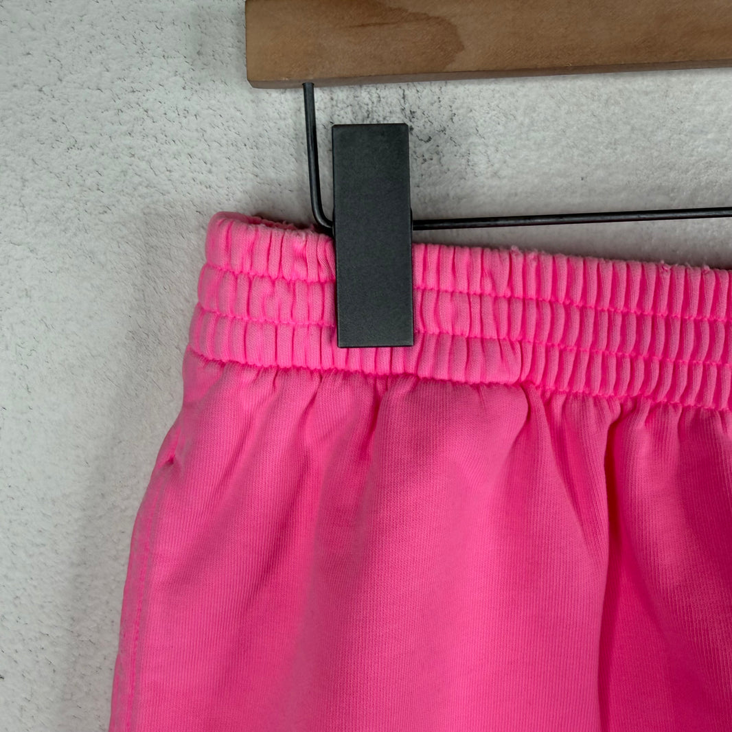 Balenciaga Pink Logo Shorts