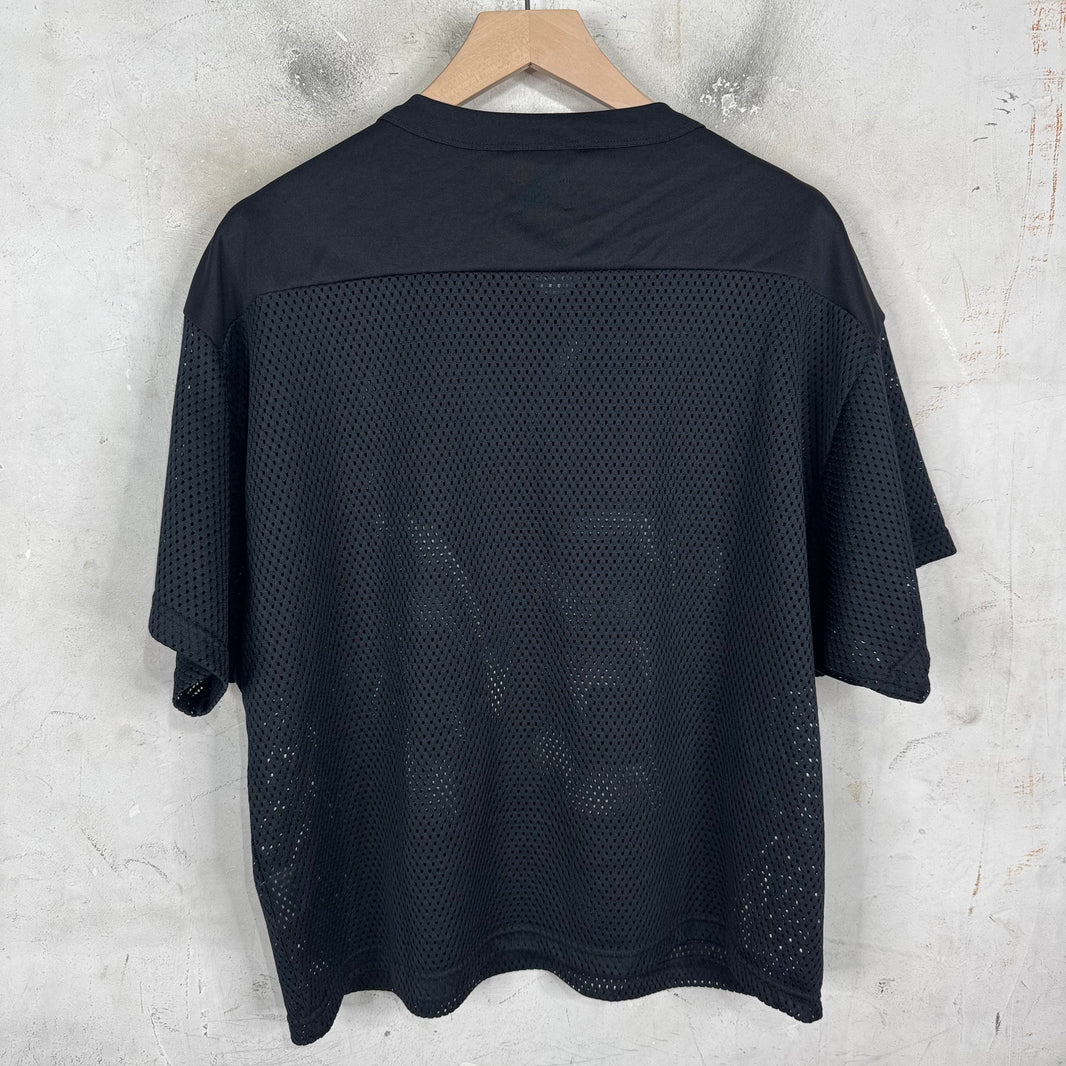 Bode Black Mesh Football Jersey