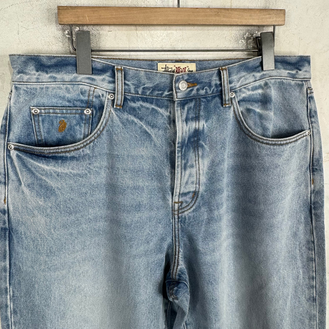 Stussy Light Wash Big Ol Jeans
