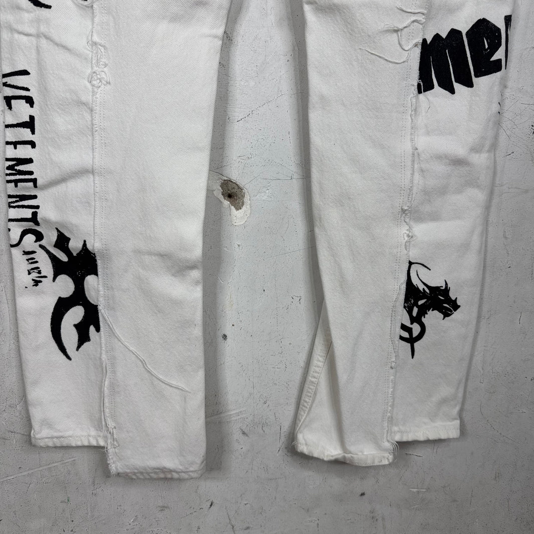 Vetements x Levis Rebuilt Tribal Jeans