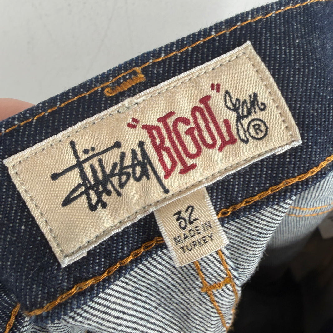 Stussy Dark Blue Big Ol' Denim Shorts